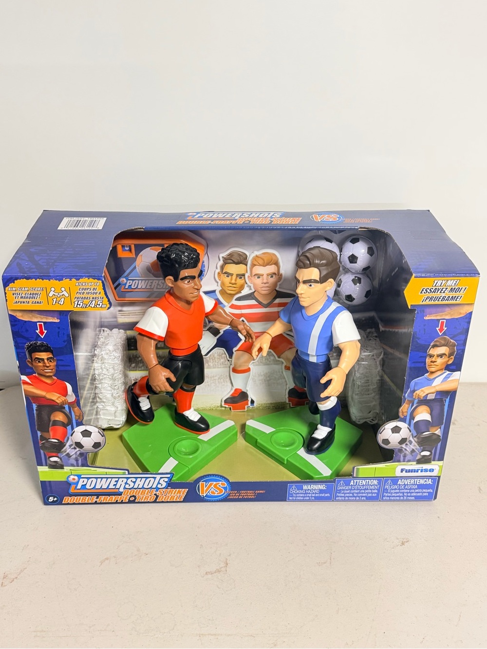 Powershots Soccer Duel Playset - Red & Blue